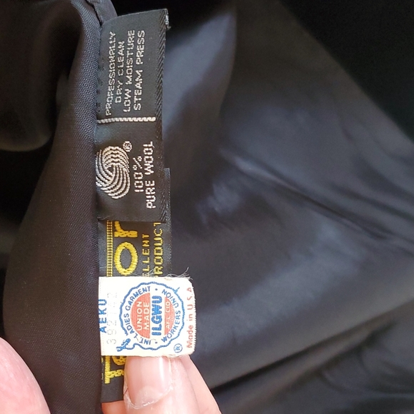 Vintage wool swing coat. - Picture 7 of 8